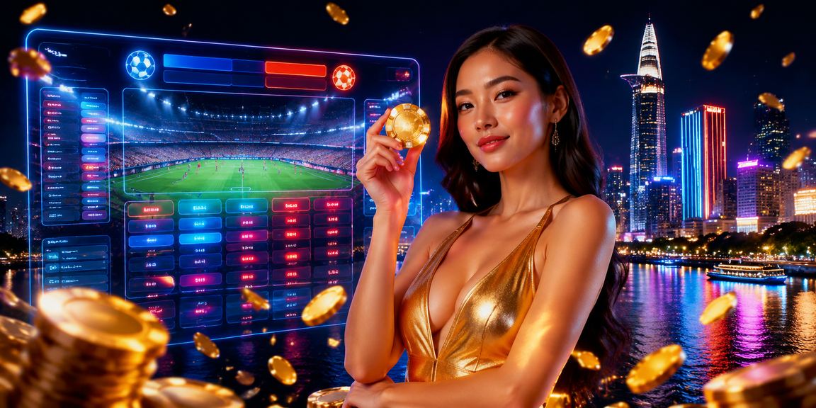 Người chơi tại TP.HCM đặt cược thể thao trên kl88 dưới ánh đèn neon ban đêm